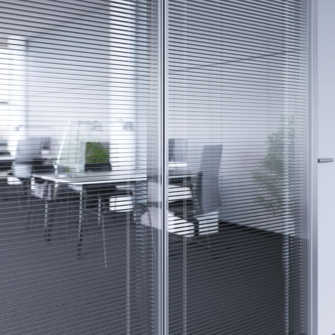 Visual protection through blinds
